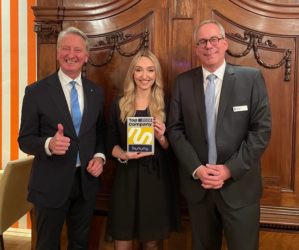 Verleihung des Siegels Top Company 2026