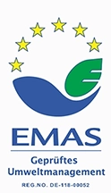 Siegel EMAS Geprüftes Umweltmanagement Reg. No. DE-118-00052